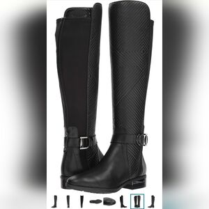 Vince Camuto Pordalia Elegant Black Knee-High Women's Boots